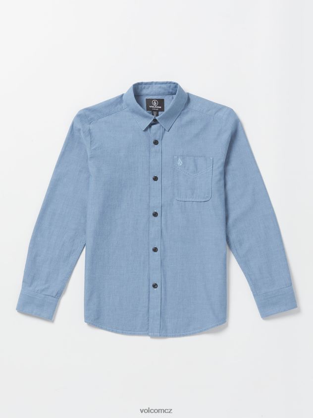 cz Volcom chlapci oblečení hrát datum rytíř košile s dlouhým rukávem chambray 6Z0N201172