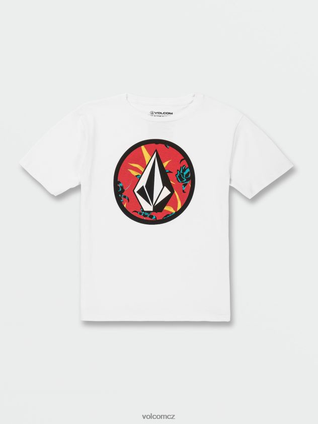 cz Volcom chlapci oblečení kruhové tričko s krátkým rukávem bílé kombo 6Z0N201144