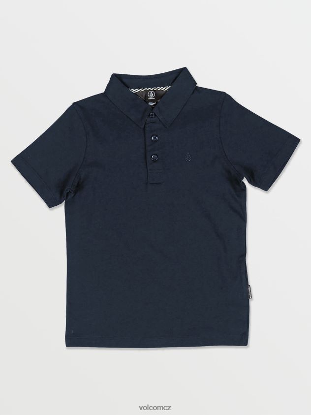 cz Volcom chlapci oblečení wowzer polo tričko s krátkým rukávem námořnictvo 6Z0N201177