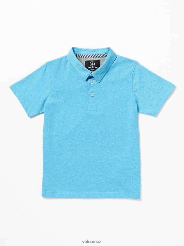 cz Volcom chlapci oblečení wowzer polo tričko s krátkým rukávem turecká modrá 6Z0N201167