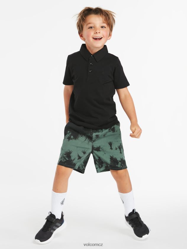 cz Volcom chlapci oblečení wowzer polo tričko s krátkým rukávem Černá 6Z0N201176