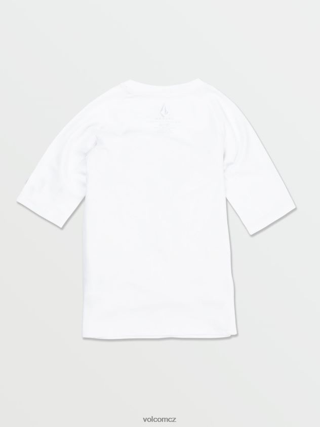 cz Volcom děti surfovat Lido pevné triko s krátkým rukávem bílý 6Z0N201359
