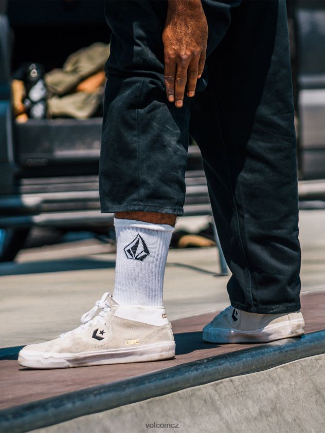 cz Volcom muži Příslušenství celokamenné ponožky 3 bal bílý 6Z0N20438