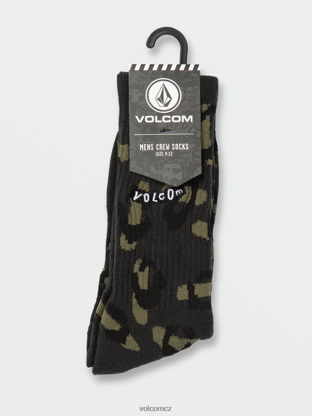cz Volcom muži Příslušenství pistolové ponožky opláchnutý černý 6Z0N20441