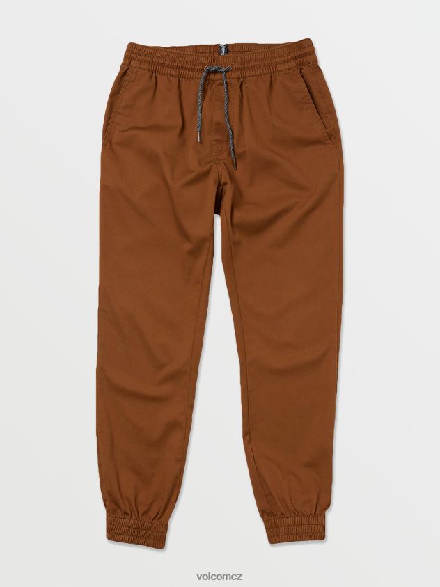 cz Volcom muži oblečení Frickin slim jogger kalhoty bláto 6Z0N20320