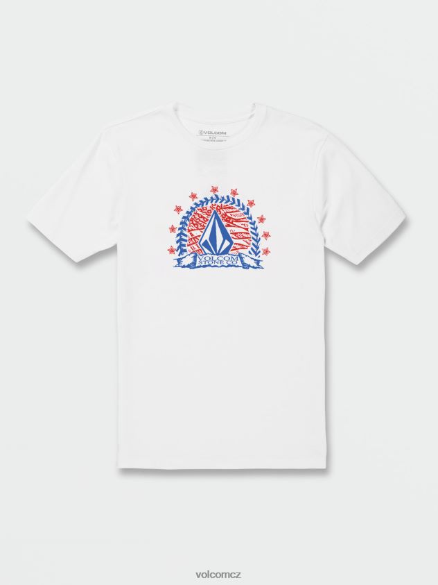 cz Volcom muži oblečení Huskerdont tričko s krátkým rukávem bílý 6Z0N2089