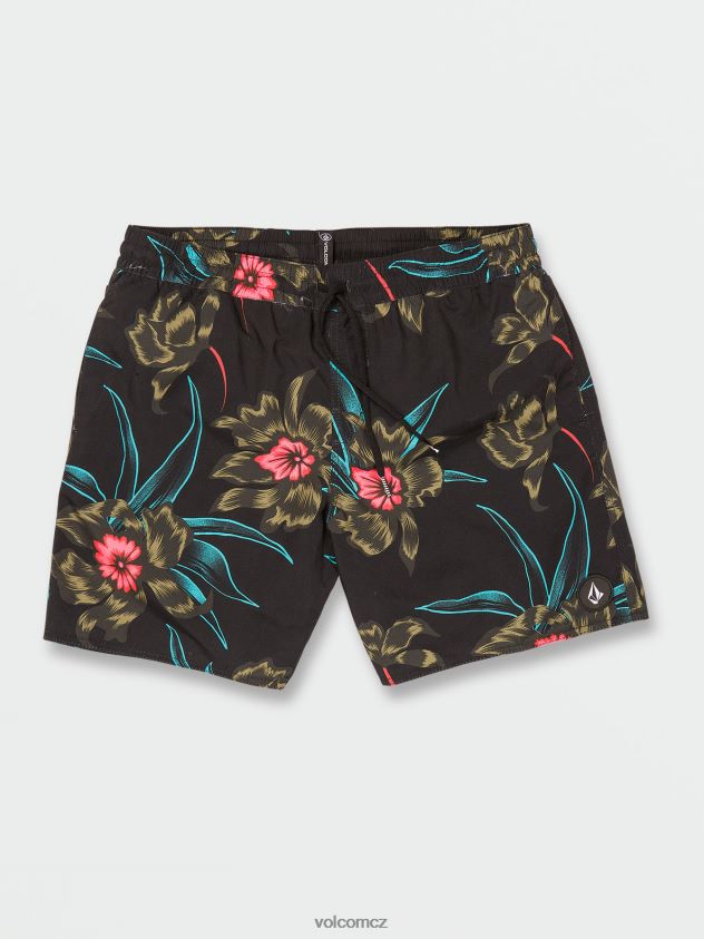 cz Volcom muži oblečení Polly pack kalhotky s elastickým pasem černé kombo 6Z0N20279