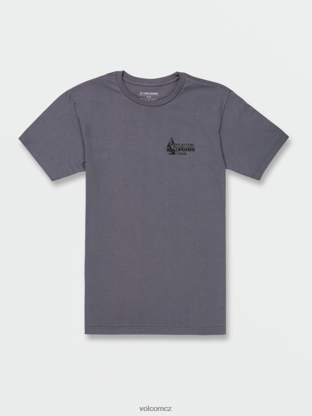 cz Volcom muži oblečení Utah tričko s krátkým rukávem tmavé břidlice 6Z0N2099