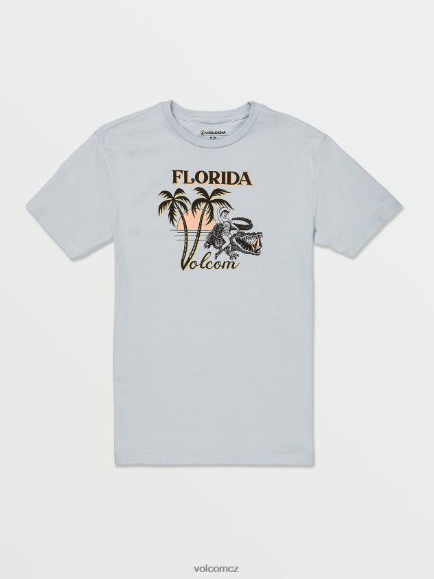cz Volcom muži oblečení florida triko s krátkým rukávem nebeská modrá 6Z0N20100
