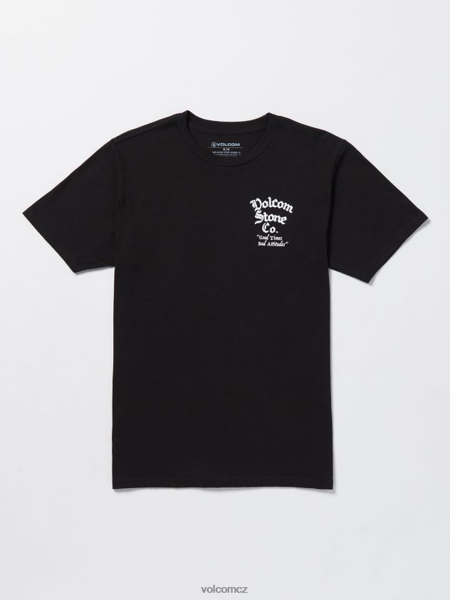 cz Volcom muži oblečení party 1 trička s krátkým rukávem Černá 6Z0N2019