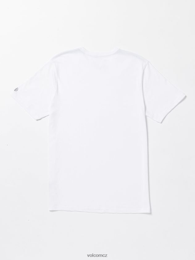 cz Volcom muži oblečení pevné tričko s krátkým rukávem bílý 6Z0N2014