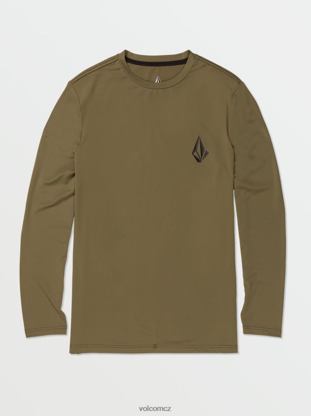 cz Volcom muži oblečení posměšná košile s dlouhým rukávem válečný 6Z0N20656