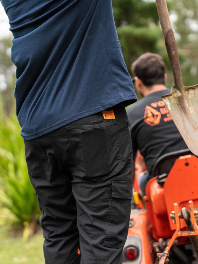 cz Volcom muži oblečení pracovní oděv metr lehké pracovní kalhoty Černá 6Z0N20309