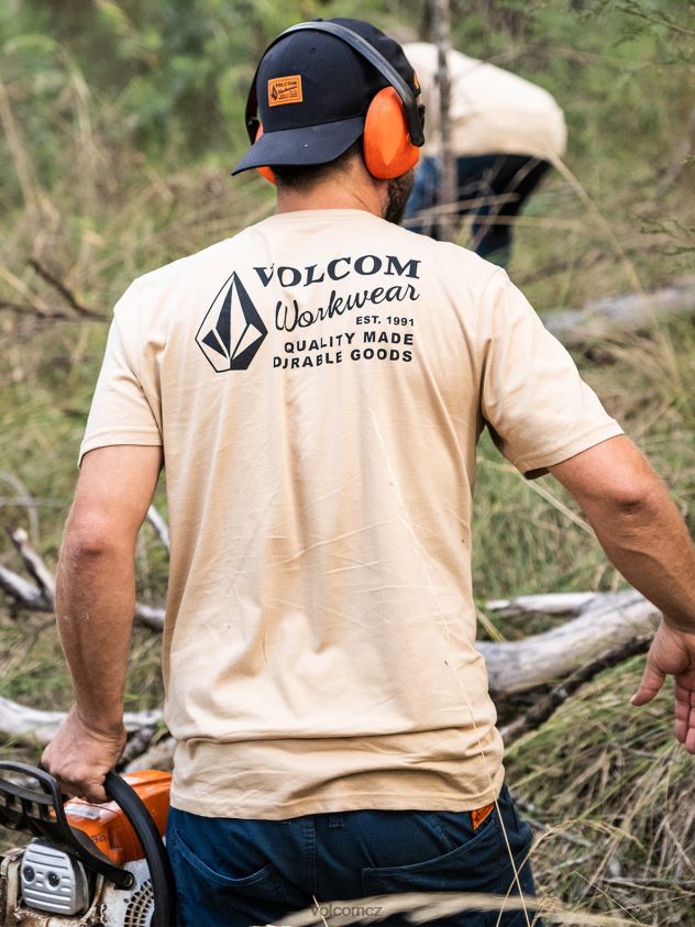 cz Volcom muži oblečení pracovní oděv triko s krátkým rukávem štěrk 6Z0N2062