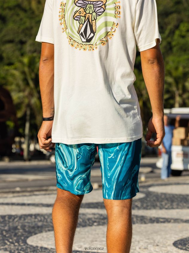 cz Volcom muži oblečení psyché mramorové mod-tech kufry pobřežní modrá 6Z0N20286