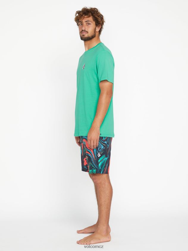cz Volcom muži oblečení psyché mramorové mod-tech kufry Černá 6Z0N20285
