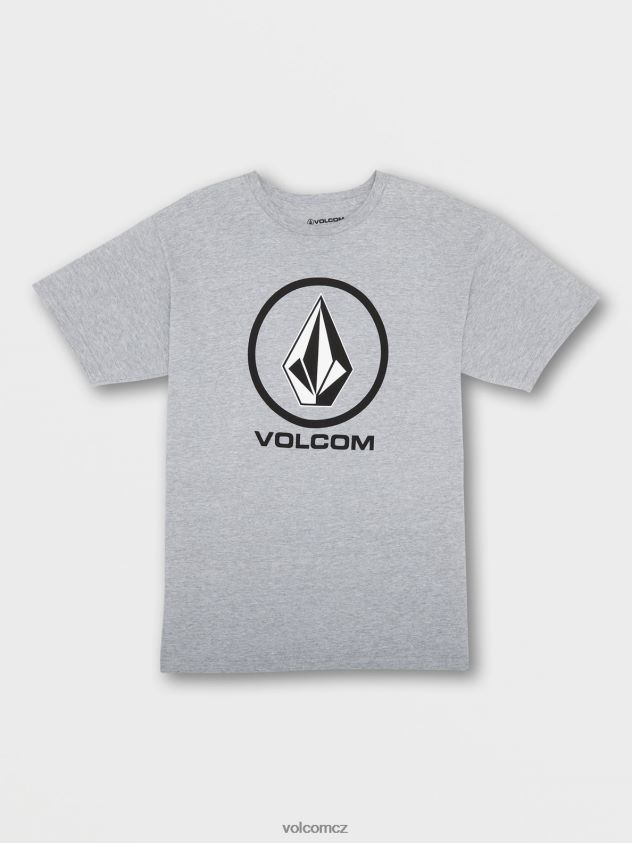 cz Volcom muži oblečení tričko s krátkým rukávem z kamene vřesově šedá 6Z0N2092