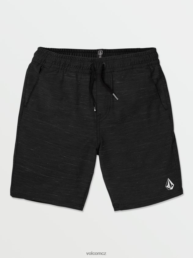 cz Volcom muži oblečení understoned hybridní šortky Černá 6Z0N20203