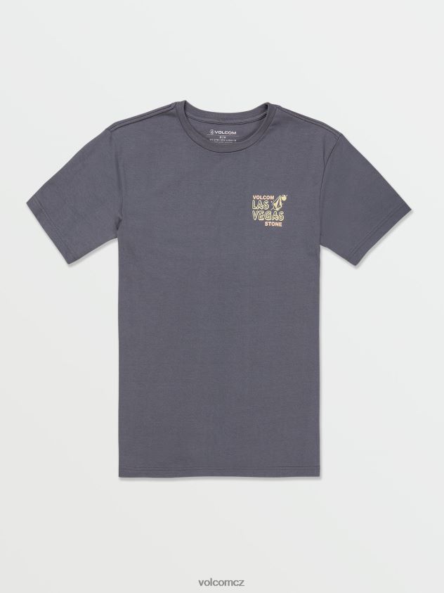cz Volcom muži oblečení vegas happening název drop krátký rukáv tričko tmavé břidlice 6Z0N20106