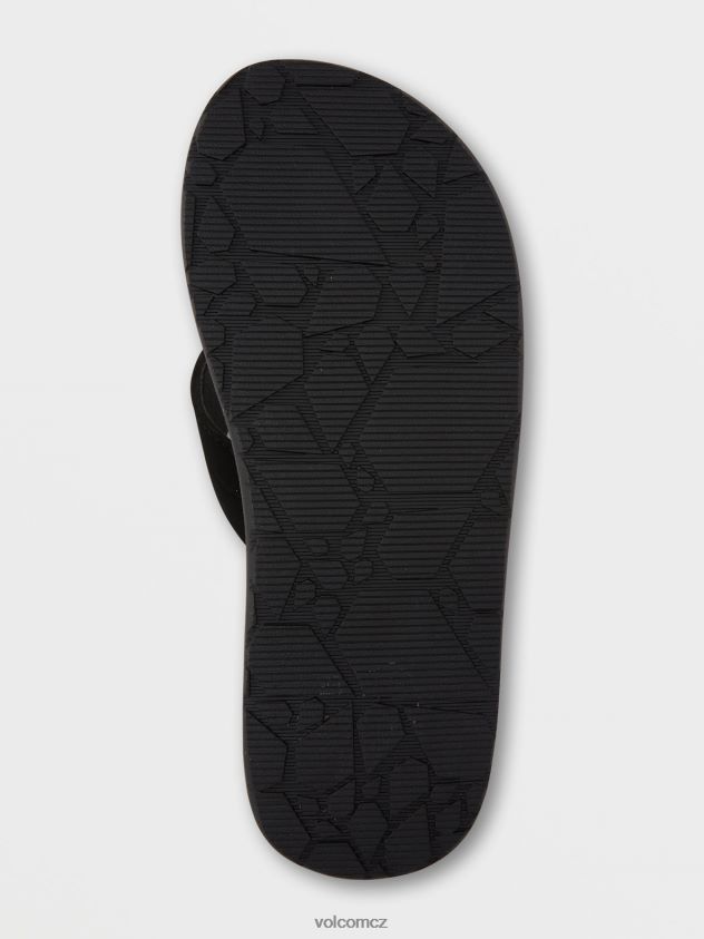 cz Volcom muži obuv eko křeslo 2 sandály černá šedá 6Z0N20593