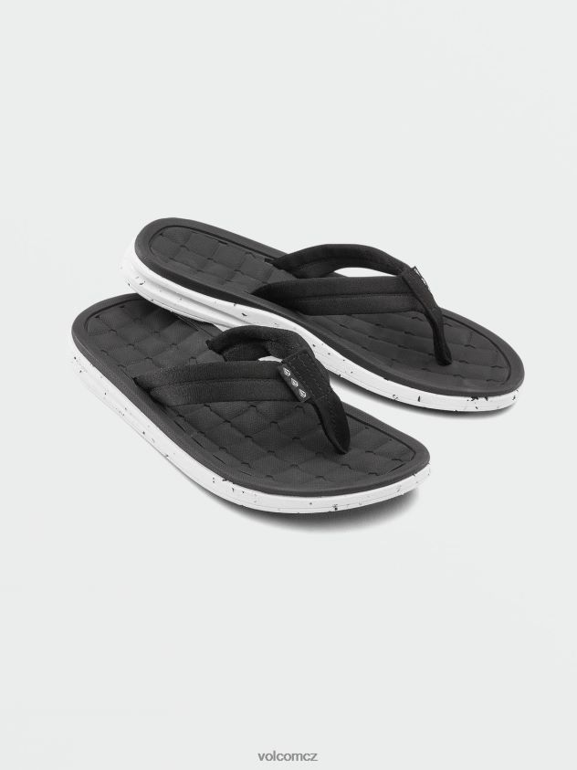 cz Volcom muži obuv návrhové sandály vco Černá bílá 6Z0N20609