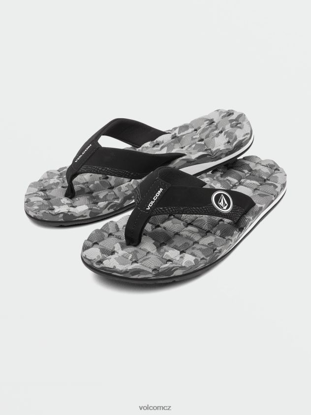 cz Volcom muži obuv polohovací sandály šedé kombo 6Z0N20581