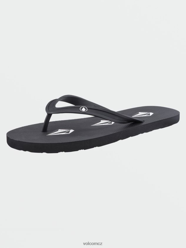 cz Volcom muži obuv rocker 2 sandály kamenná černá 6Z0N20606