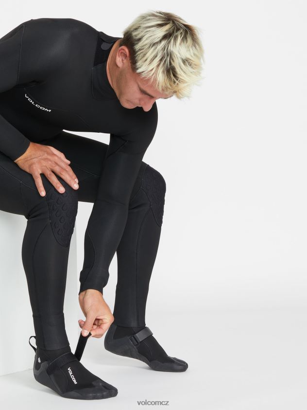 cz Volcom muži surfovat Botičky s dělenou špičkou 3 mm Černá 6Z0N20659