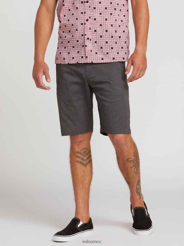 cz Volcom unisex venkovní frickin moderní strečové šortky vřes na dřevěném uhlí 6Z0N20765
