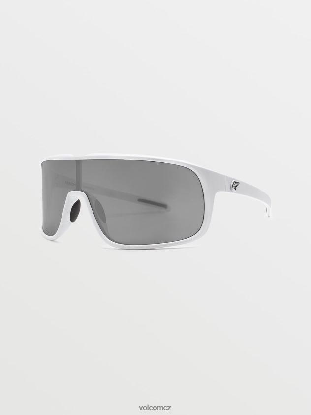 cz Volcom unisex venkovní macho sluneční brýle zrcadlo lesk bílá/stříbrná 6Z0N20448