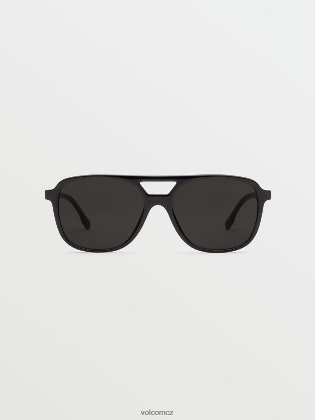 cz Volcom unisex venkovní nové budoucí sluneční brýle lesk černá/šedá 6Z0N20476