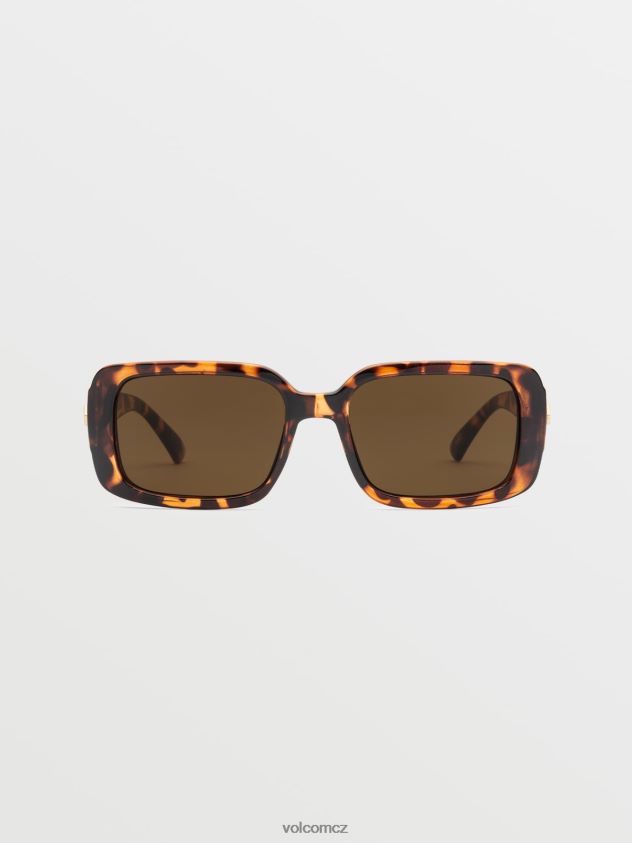 cz Volcom unisex venkovní pravé sluneční brýle lesklý tort/bronz 6Z0N20544