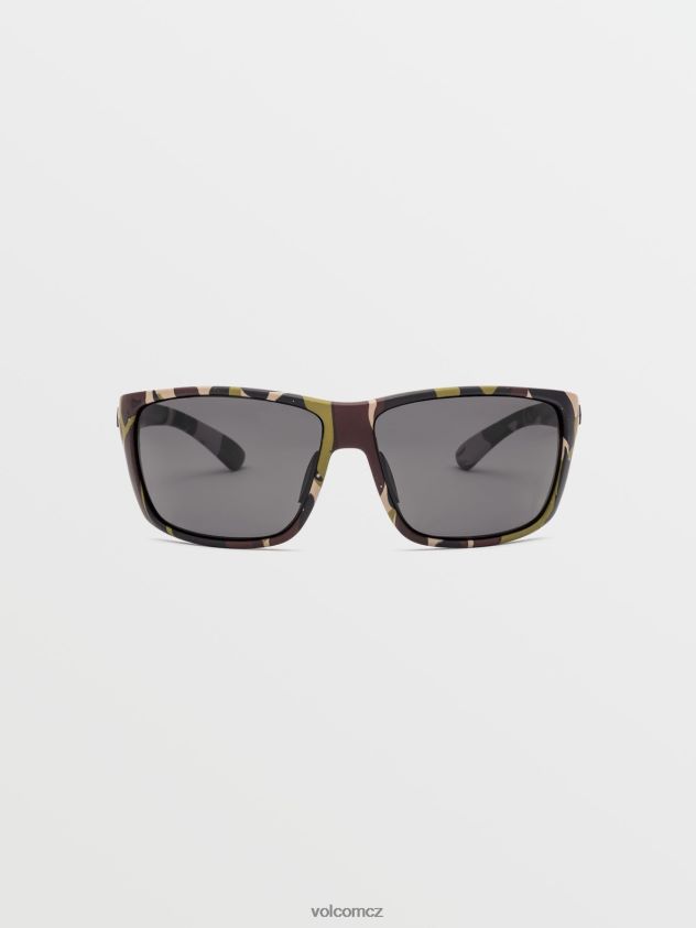 cz Volcom unisex venkovní rolovací sluneční brýle matný camo/šedá polární 6Z0N20575