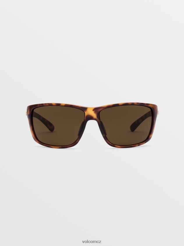 cz Volcom unisex venkovní rolovací sluneční brýle matný tort/bronz 6Z0N20560