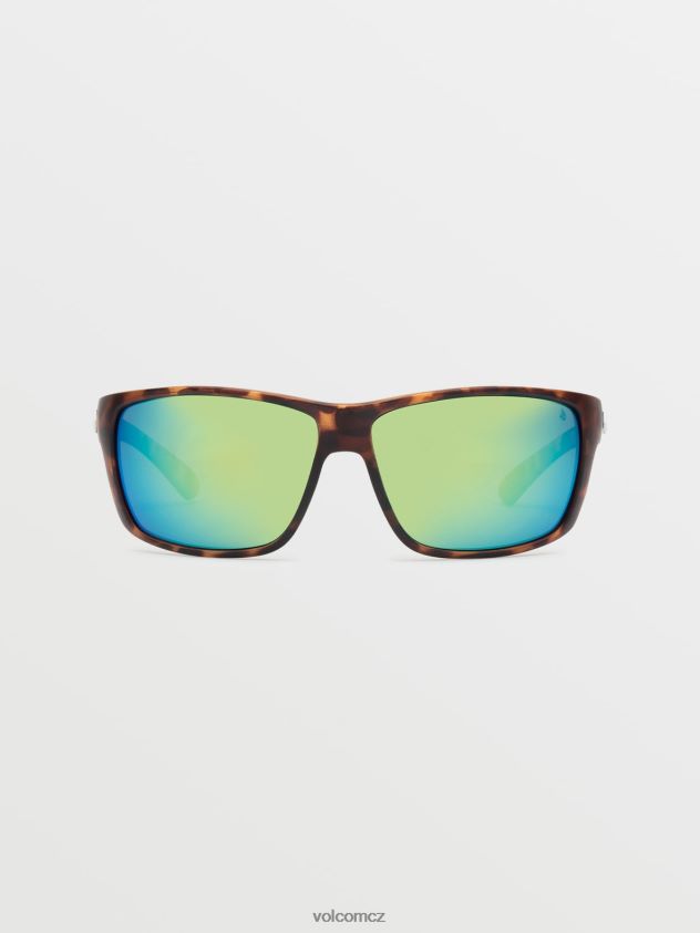 cz Volcom unisex venkovní rolovací sluneční brýle matný tort/zelená polárka 6Z0N20536