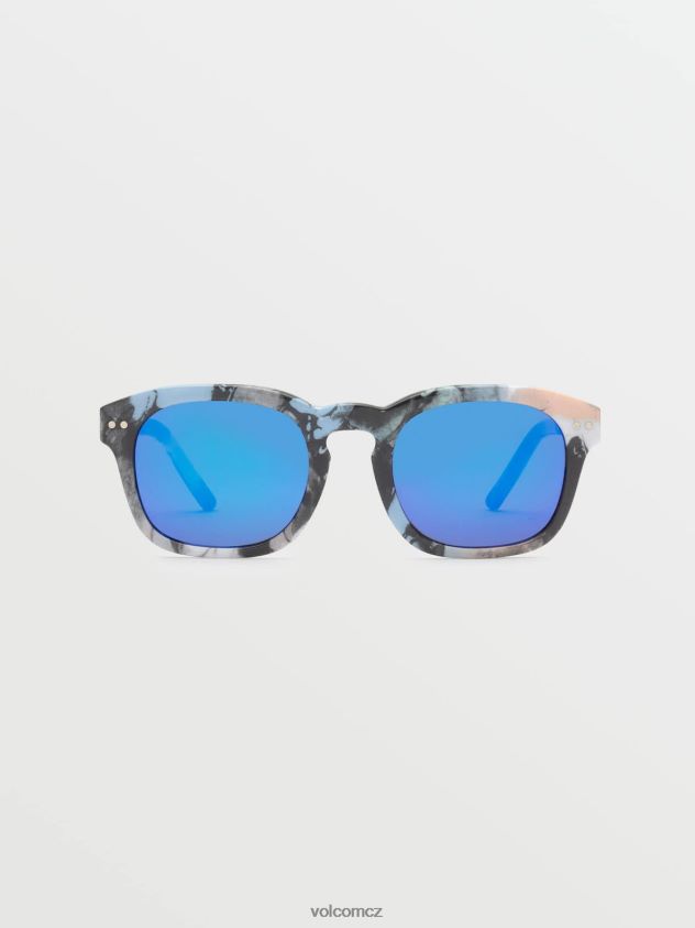 cz Volcom unisex venkovní sluneční brýle earth tripper lebky/modré zrcadlo 6Z0N20515