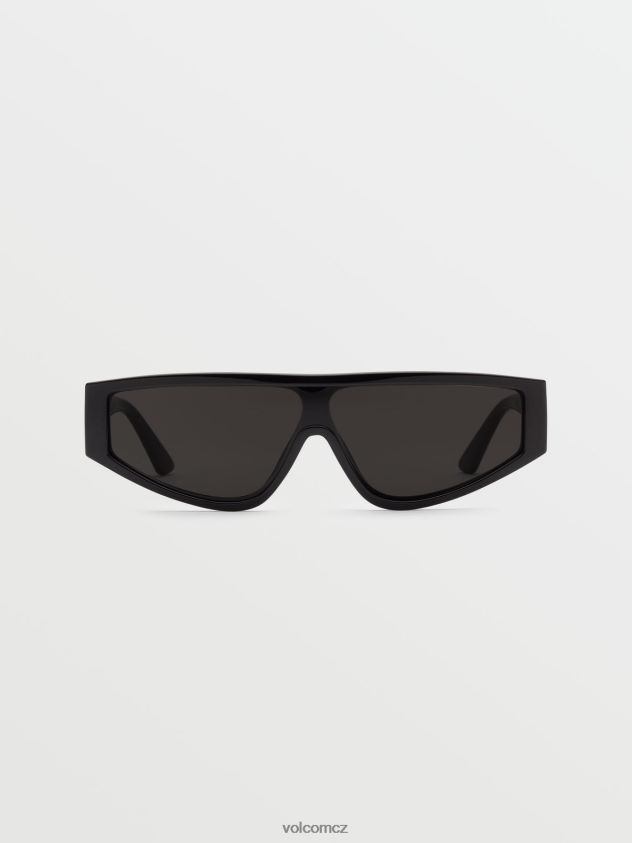 cz Volcom unisex venkovní sluneční brýle s vinylovou glazurou lesk černá/šedá 6Z0N20459