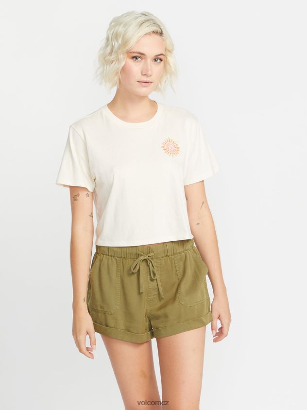 cz Volcom ženy oblečení Enternet tričko s krátkým rukávem mrak 6Z0N20796