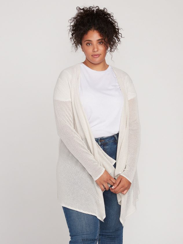 cz Volcom ženy oblečení go go wrap plus size cardigan ovesné vločky 6Z0N20868