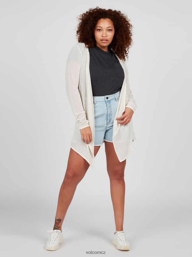 cz Volcom ženy oblečení go go wrap plus size cardigan ovesné vločky 6Z0N20868