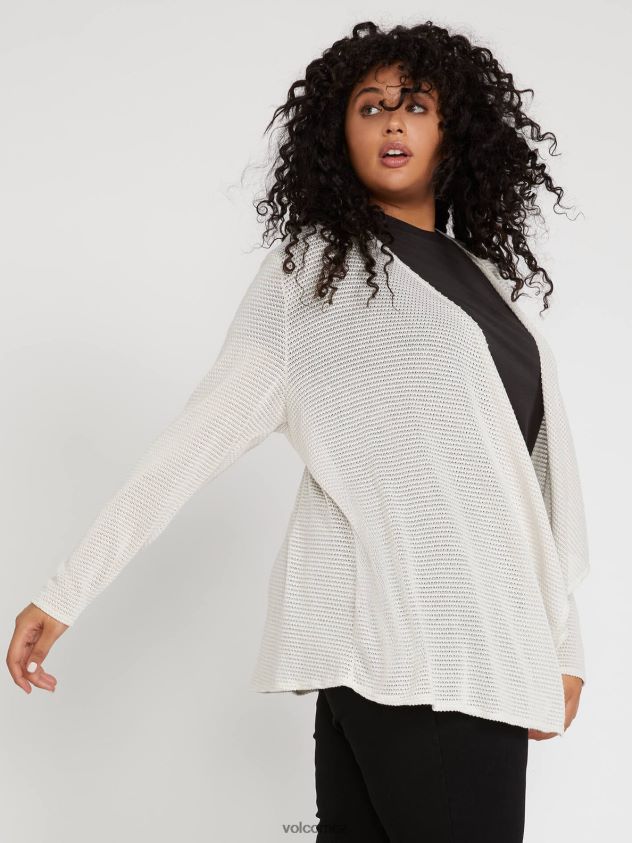 cz Volcom ženy oblečení go go wrap plus size cardigan ovesné vločky 6Z0N20868
