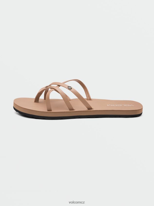 cz Volcom ženy obuv nové školní sandály II přírodní 6Z0N20991