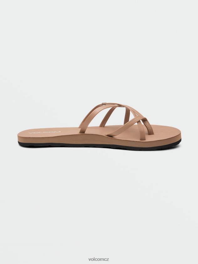 cz Volcom ženy obuv nové školní sandály II přírodní 6Z0N20991