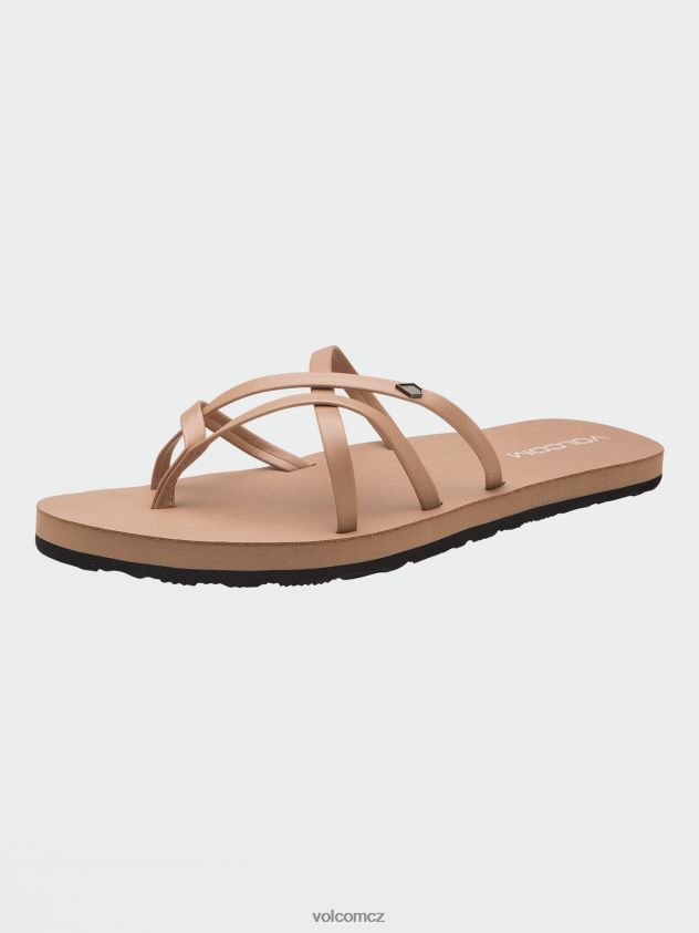 cz Volcom ženy obuv nové školní sandály II přírodní 6Z0N20991