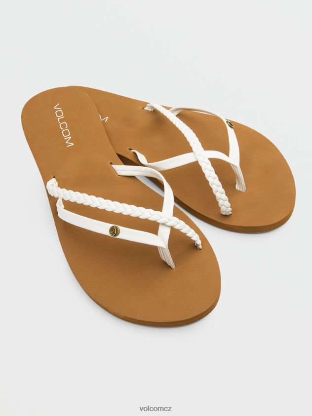 cz Volcom ženy obuv sandály vzrušení ii bílý 6Z0N20995