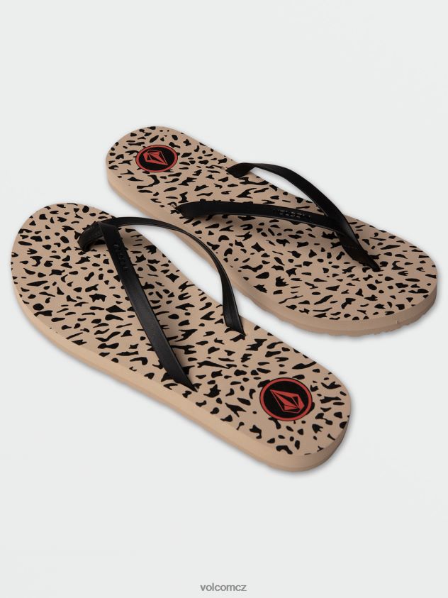cz Volcom ženy obuv vybarvi mi jarní sandály zvířecí potisk 6Z0N201031